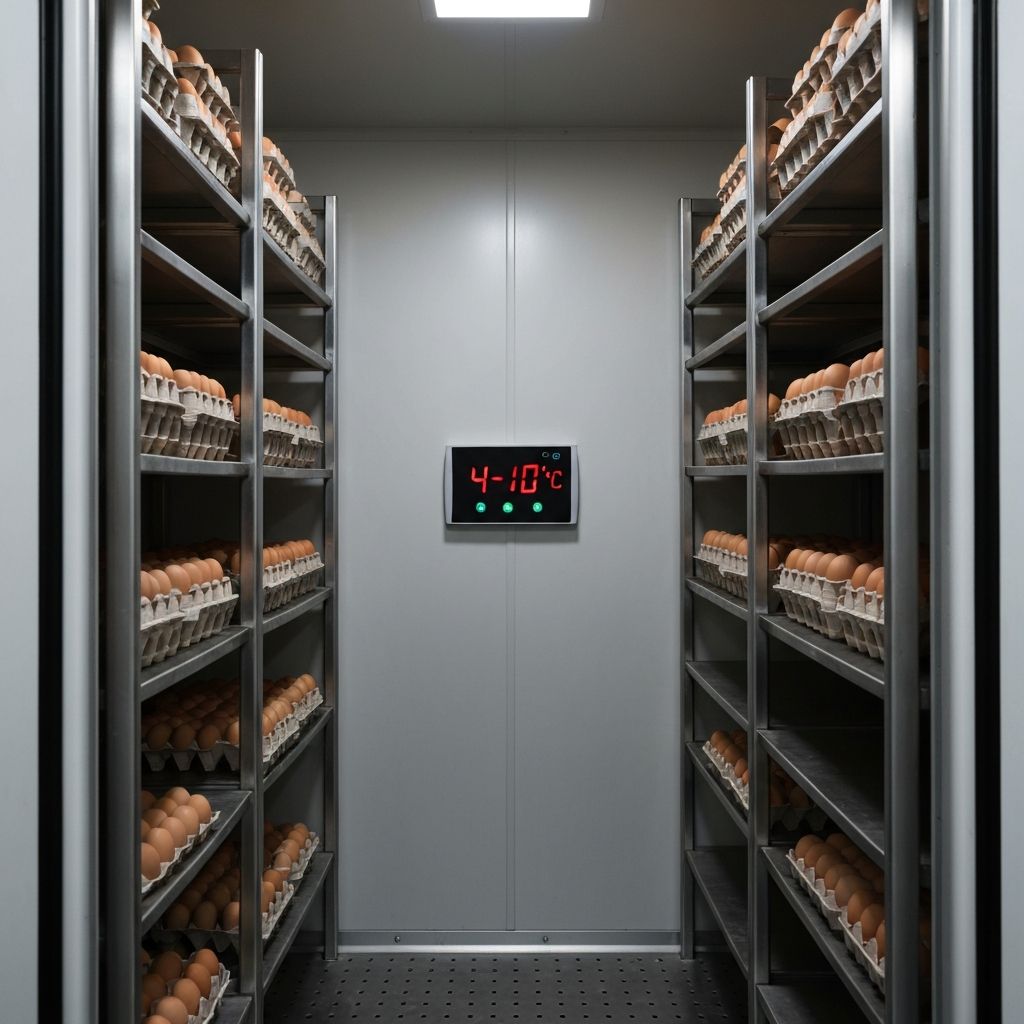ห้องเย็นเก็บรักษาไข่ไก่ PT Group Farm